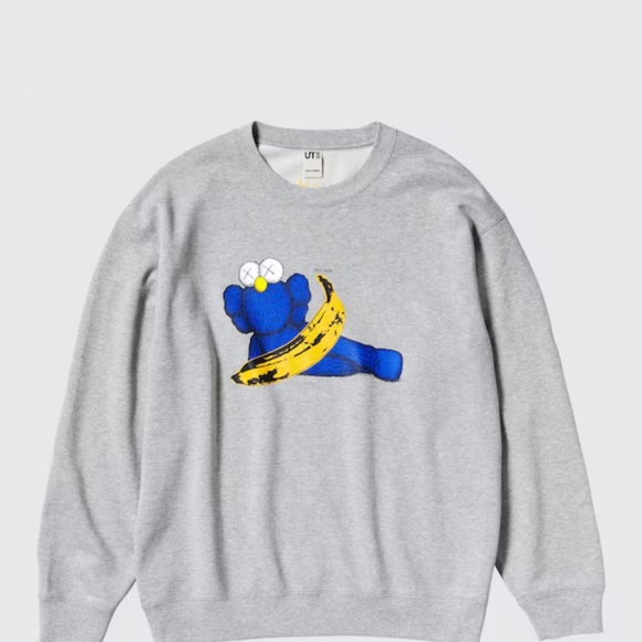 Uniqlo KAWS + Warhol Graphic Sweatshirt - Picture 1 of 6
